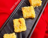 A picture of step 7 of Coconut Khoya Dry Fruit Fudge.