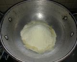 A picture of step 2 of Milk powder burfi.