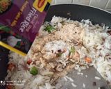 A picture of step 4 of Burnt garlic rice.