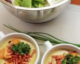 Une image de l'étape 9 de Velouté de pois cassés aux lardons et croûtons.