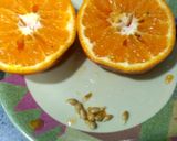 A picture of step 1 of Kinnow kheer.