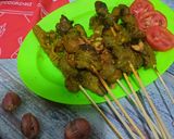 Foto langkah ke 7 dari resep Sate Ati Ampela bumbu kuning.