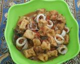 Foto langkah ke 8 dari resep Cumi Bertahu Sambal Merah.