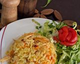 عکس مرحله 4 از دستور هویجپلو با مرغ ریشریش