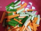 Ikan mujair dan telor ceplok pesmol acar kuning
