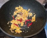 Foto langkah ke 3 dari resep Tumis Buncis Telur Ebi.