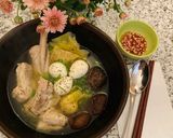 A picture of step 3 of Wonton Soup with Pork Ribs.