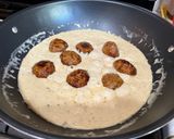A picture of step 5 of Fettuccine Alfredo with Italian Meatballs & Mushrooms.