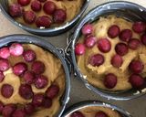 A picture of step 5 of Red Gooseberry and Almond Tray Bake.