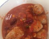 A picture of step 2 of Herby Bean and Sausage Stew.
