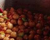 Foto langkah ke 8 dari resep Pentol Bakso Pete Mercon, Cocok Untuk Pecinta Pedas.