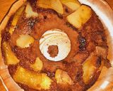 Foto del paso 9 de la receta: Torta invertida de peras y cacao 🍐🖤