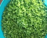 A picture of step 1 of Moongrey sabzi.