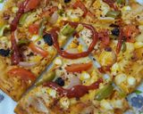वेज पिज़्ज़ा (Veg pizza recipe in Hindi) रेसिपी चरण 6 फोटो