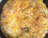 A picture of step 5 of Chicken Biryani.