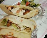 A picture of step 13 of Turkish Doner kabab pockets.