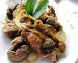 Gambar langkah 4 resipi Hati & Pedal Ayam Masak Rempah.