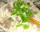 Hình bước làm 2 của món Củ sắn xào thịt bò