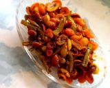 A picture of step 5 of Karonda pickle.