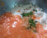 A picture of step 2 of Tomato kachori with sweet, tangy, spicy,potato.