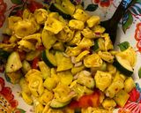 A picture of step 3 of Veggie Tortellini salad.