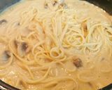 Foto del paso 3 de la receta Espaguetis con Champiñones a la crema