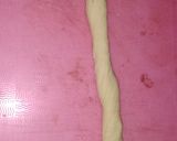 A picture of step 9 of Twisted Doughnuts.