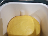 Roti labu kuning dgn SKM (eggless)