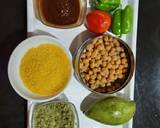 Chick peas chat (jain) recipe step 1 photo