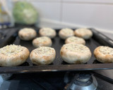 Foto del paso 5 de la receta: Champiñones grandes rellenos acompañado de ají dulce relleno