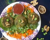 वॉलनट हरभरा कबाब (walnut harabhara kabab recipe in marathi) रेसिपी स्टेप 7 फोटो