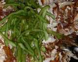 A picture of step 2 of Spring roll filling.