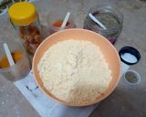 A picture of step 1 of Spongy Pakoray.