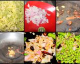 A picture of step 1 of Gobhi ka Keema or Minced Cauliflower.