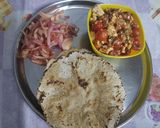 A picture of step 4 of Tomato wala paneer.