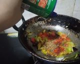 A picture of step 4 of Masala Pasta.