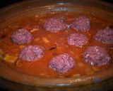 Une image de l'étape 3 de Tajine de keftas à l'œuf.