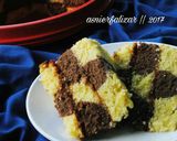 Foto langkah ke 12 dari resep Bolu dam melayu / cake papan catur.