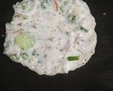 A picture of step 8 of Veg Uttapam (south dish).