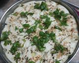 A picture of step 7 of Daal rice mix white dhokla.