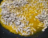 A picture of step 3 of Sunflower seeds mukhvas.
