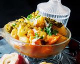 A picture of step 18 of Mix vegetable with Cream.