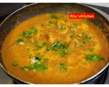 A picture of step 9 of Mushroom Masala(no cream added).
