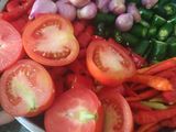 Cumi asin sambal pete makyus