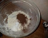 A picture of step 3 of Red velvet cuppies with buttermilk #4wkschallenge.