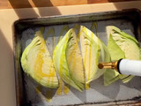 Charred Cabbage & Cheat Caesar Beans