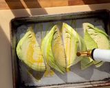A picture of step 2 of Charred Cabbage & Cheat Caesar Beans.