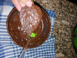 Hojitas de chocolate