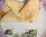 A picture of step 4 of Tasty tasty dosa pizza 🍕.