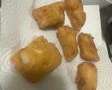 A picture of step 6 of Battered Cod and Hake in Cider Sauce.